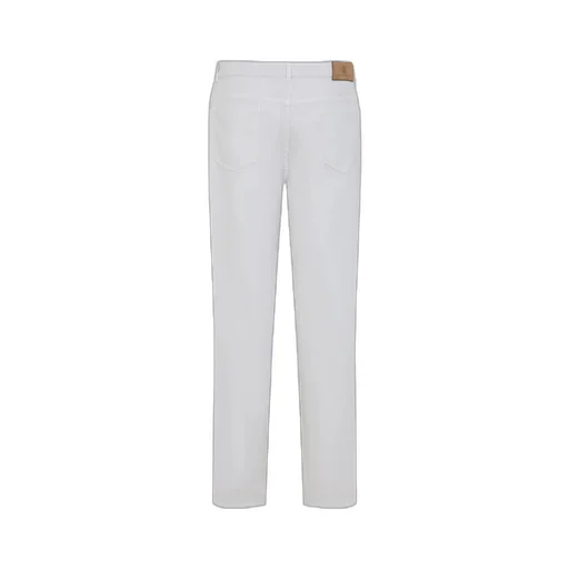 Logo-Patch Straight-Leg Jeans