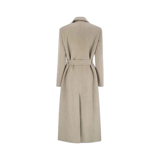 Lapel Long Sleeve Coat