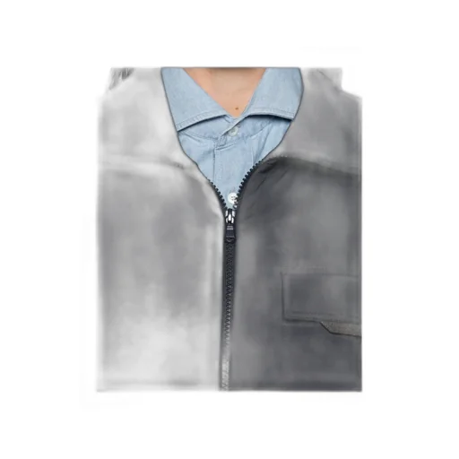 Zip-Fastening Patch-Pocket Top