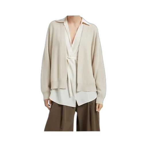 Cashmere Layered Cardigan