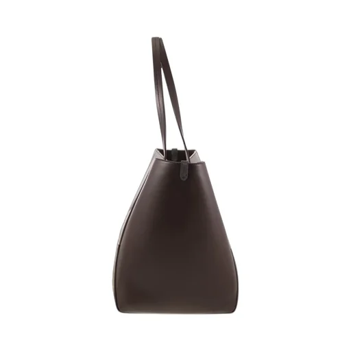 Leather Panelled Tote Bag