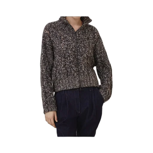 Long Sleeved Zip-Up Cardigan