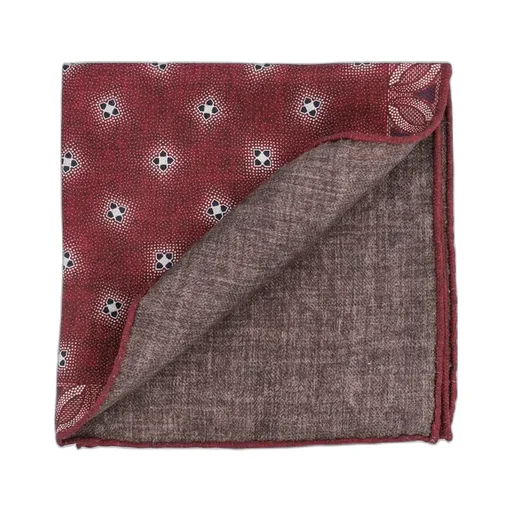 Geometric-Print Pocket Square