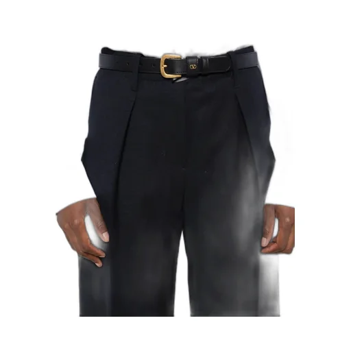 Pleated Wool Trousers