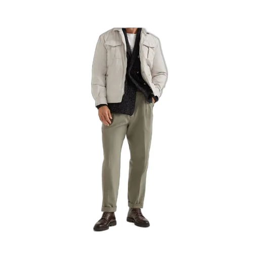 Padded Flap-Pocket Jacket