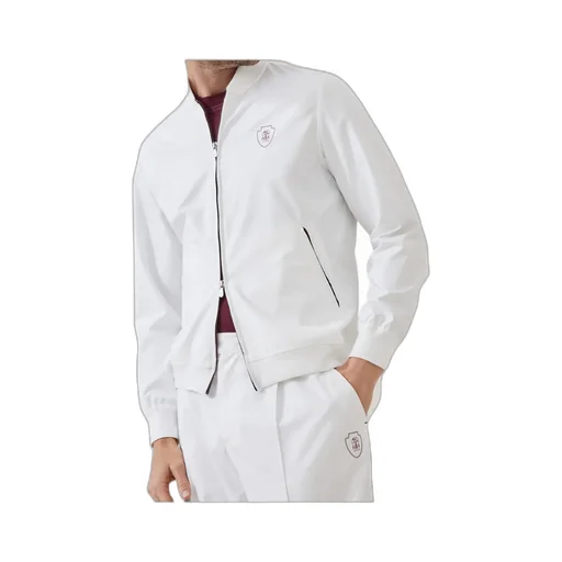 Nylon Sweatshirt With Logo And Zipper