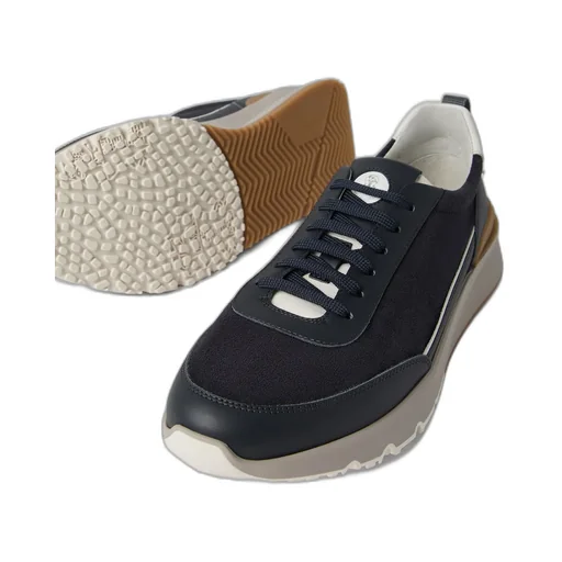 Lace-Up Suede Sneakers