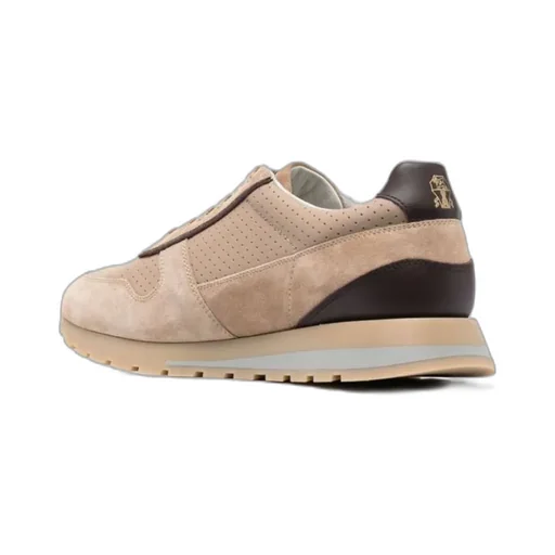 Perforated Lace-Up Sneakers