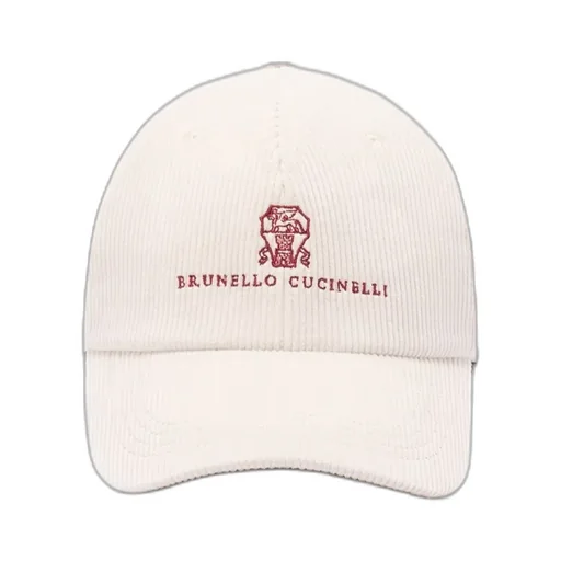 Corduroy Logo-Embroidered Baseball Cap