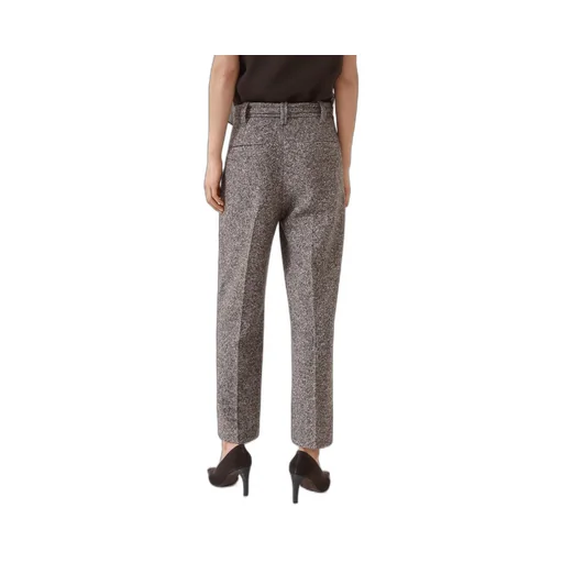 Cropped Straight-Leg Trousers