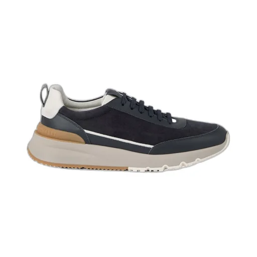 Lace-Up Suede Sneakers