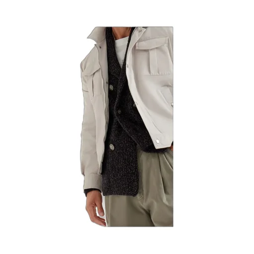 Padded Flap-Pocket Jacket