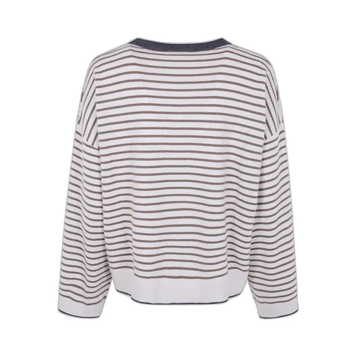 Striped Crew-Neck Sweater