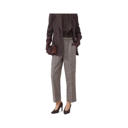 Cropped Straight-Leg Trousers