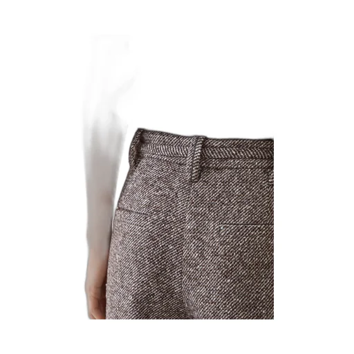 Cropped Straight-Leg Trousers