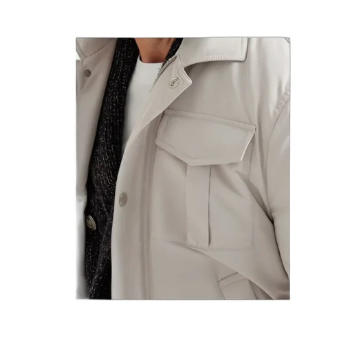 Padded Flap-Pocket Jacket
