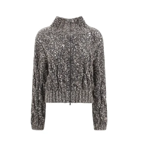 Long Sleeved Zip-Up Cardigan