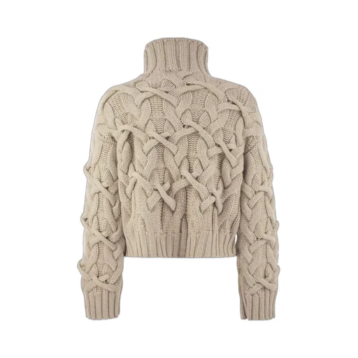 High Neck Knitted Jumper