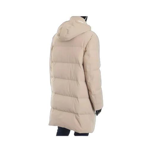 Long-Sleeved Hooded Coat