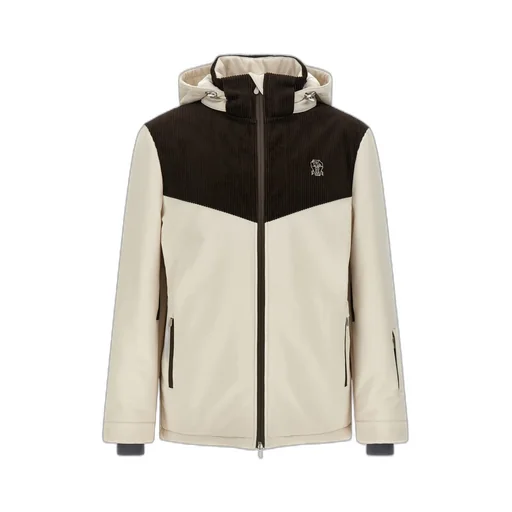 Embroidered-Logo Jacket