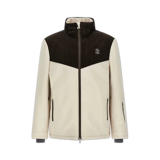 Embroidered-Logo Jacket