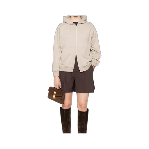 Monili Chain-Detail Zip-Front Hoodie