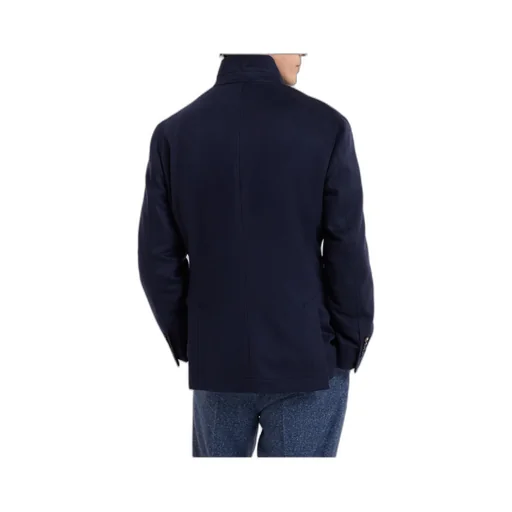 Cashmere-Wool Blazer With Notched Lapels