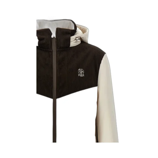 Embroidered-Logo Jacket
