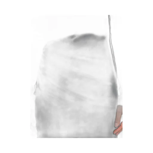 High-Neck Gathered Midi Dress