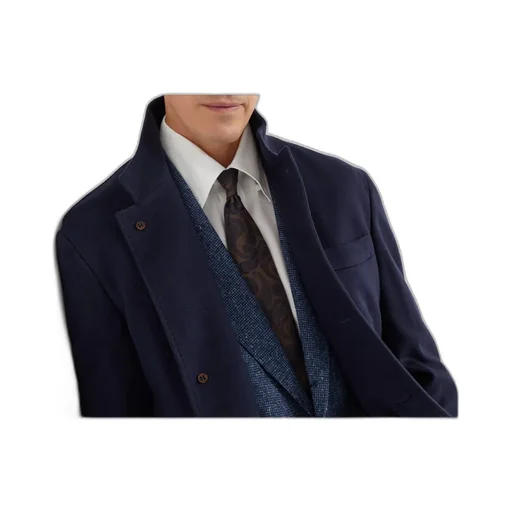 Cashmere-Wool Blazer With Notched Lapels
