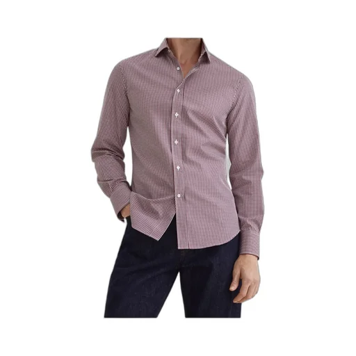 Gingham Pattern Shirt