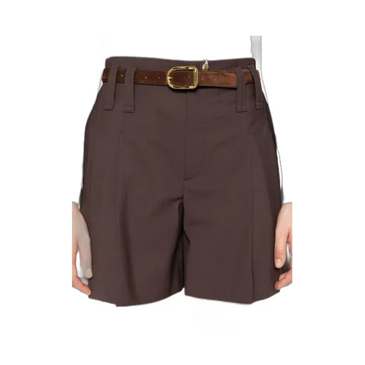 Pleated Tailored Shorts