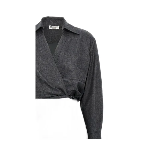 Long Sleeved Wrap Detailed Midi Dress