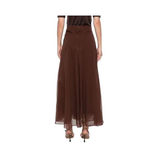 Pleated Midi Circle Skirt