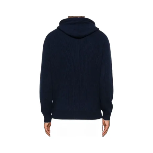 Logo Embroidered Zipped Cardigan