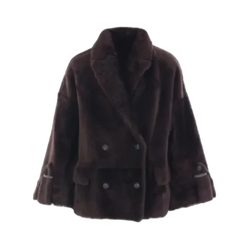 Double-Breasted Reversible Coat