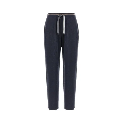 Drawstring Straight Leg Trousers