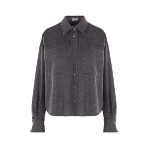 Button-Up Long-Sleeved Shirt