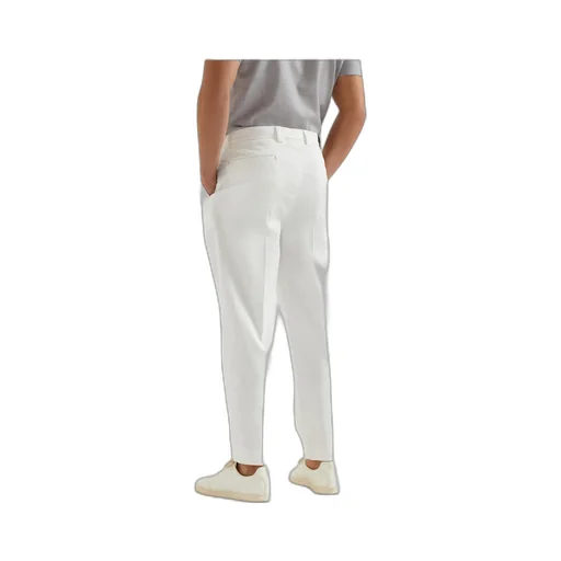 Tailored Tapered-Leg Trousers
