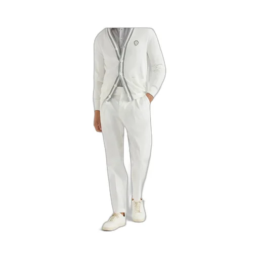 Tailored Tapered-Leg Trousers