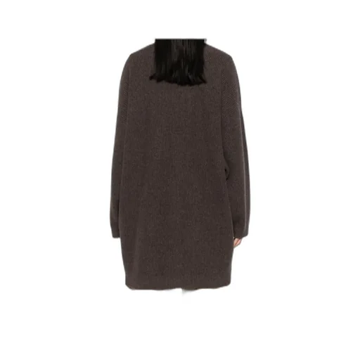 Ribbed Buttoned Cardigan