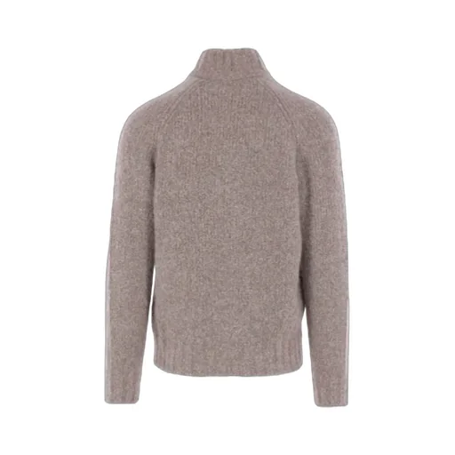 High Neck Zipped Cardigan