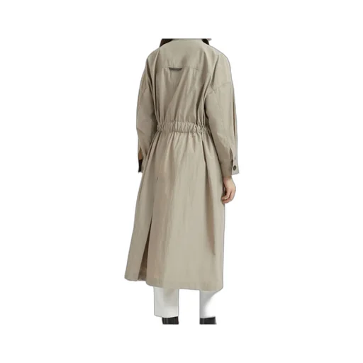 Belted Pocketed Military Coat