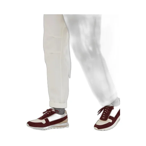 Round Toe Low-Top Sneakers