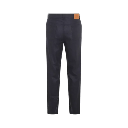 Logo Patch Tapered Leg Trousers