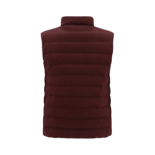 Logo Patch High Neck Gilet