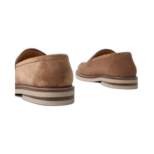 Suede Loafers