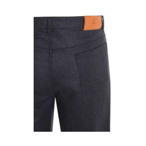 Logo Patch Tapered Leg Trousers