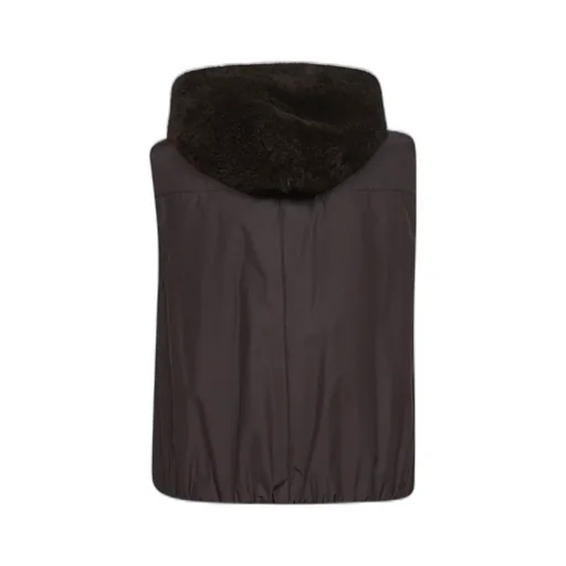 Reversible Zip-Up Hooded Gilet