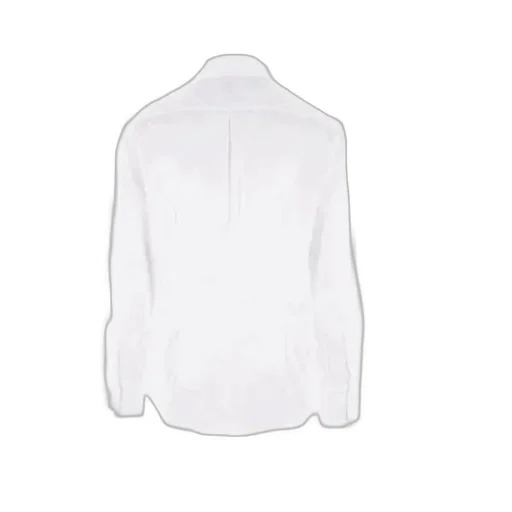 Button-Up Long-Sleeved Twill Shirt